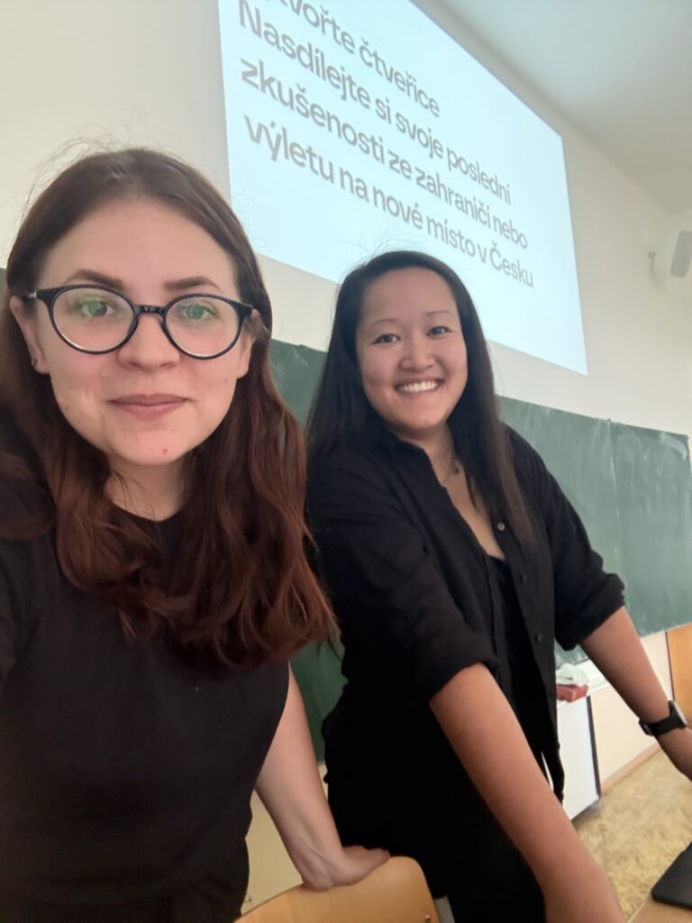 Terka a Linda Phanová na besedě o Erasmus+
